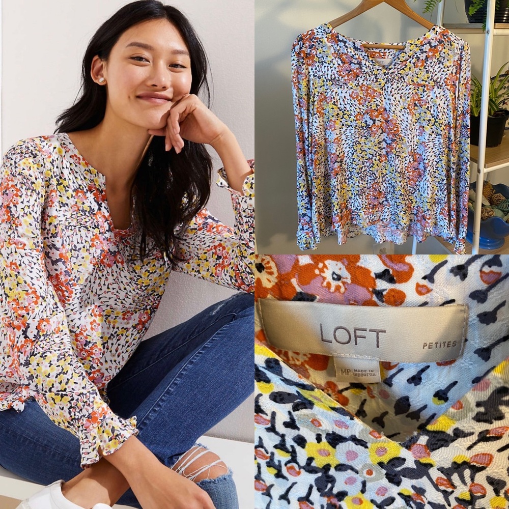 Loft Floral Blouse